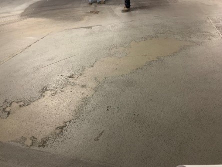 Surface wear and discolouration on concrete of traffic deck - A Comprehensive Guide to Traffic Deck Coatings: Restoration and Installation Applications